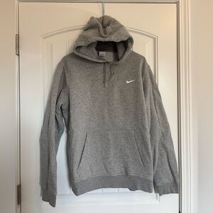 Nike Men's Heather Gray Pullover Hoodie